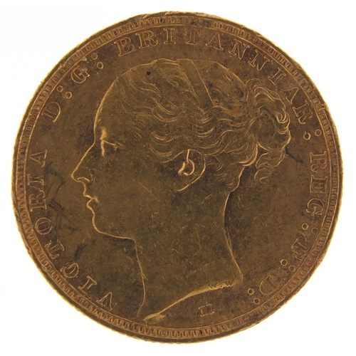 236 - Victoria Young Head 1885 gold sovereign, Melbourne Mint - this lot is sold without buyer’s premium, ... 