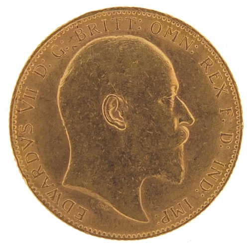 243 - Edward VII 1910 gold sovereign - this lot is sold without buyer’s premium, the hammer price is the p... 