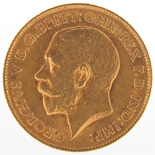 244 - George V 1911 gold half sovereign with fitted case - this lot is sold without buyer’s premium, the h... 