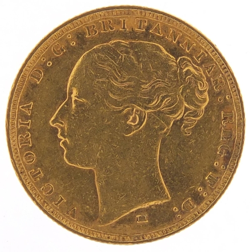 245 - Victoria Young Head 1883 gold sovereign, Melbourne mint - this lot is sold without buyer’s premium, ... 