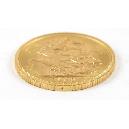 246 - Elizabeth II 1968 gold sovereign - this lot is sold without buyer’s premium, the hammer price is the... 