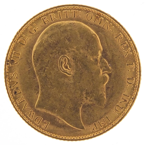 249 - Edward VII 1907 gold sovereign - this lot is sold without buyer’s premium, the hammer price is the p... 