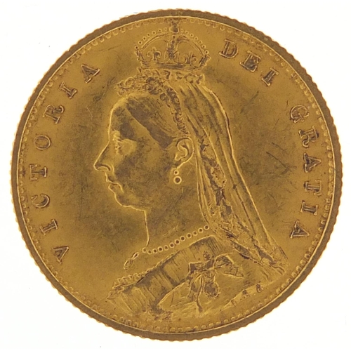 253 - Queen Victoria Jubilee Head 1887 gold half sovereign - this lot is sold without buyer’s premium, the... 