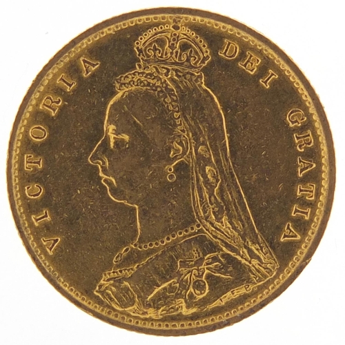 264 - Queen Victoria Jubilee Head 1887 gold half sovereign - this lot is sold without buyer’s premium, the... 