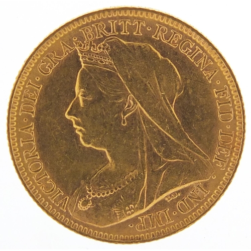 268 - Queen Victoria 1901 gold half sovereign - this lot is sold without buyer’s premium, the hammer price... 