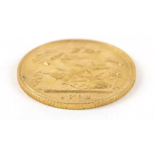 268 - Queen Victoria 1901 gold half sovereign - this lot is sold without buyer’s premium, the hammer price... 