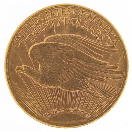 270 - United States of America 1911 gold twenty dollars, 33.6g - this lot is sold without buyer’s premium,... 