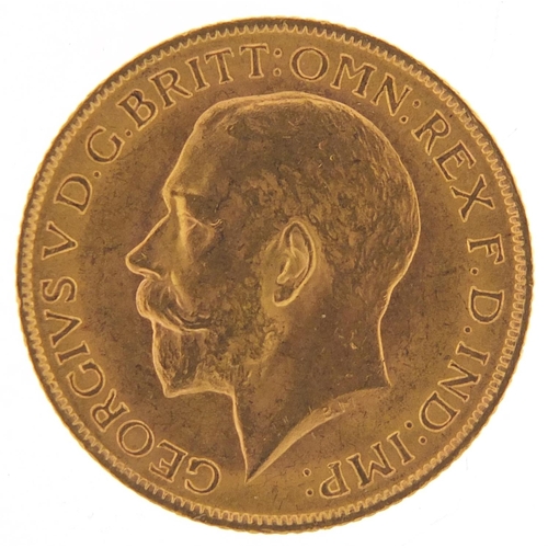 283 - George V 1913 gold sovereign - this lot is sold without buyer’s premium, the hammer price is the pri... 