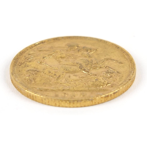 285 - Queen Victoria 1900 gold sovereign - this lot is sold without buyer’s premium, the hammer price is t... 