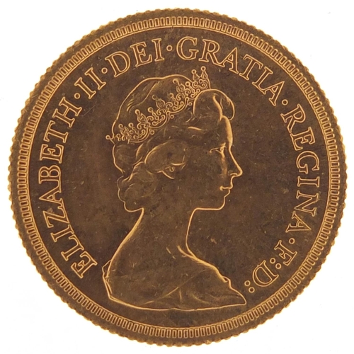 286 - Elizabeth II 1979 gold sovereign - this lot is sold without buyer’s premium, the hammer price is the... 