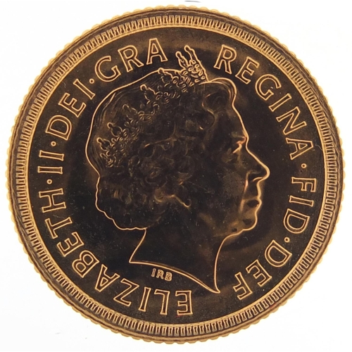 288 - Elizabeth II 2000 gold half sovereign - this lot is sold without buyer’s premium, the hammer price i... 