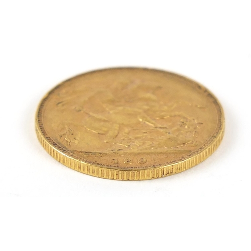 292 - Queen Victoria 1895 gold sovereign - this lot is sold without buyer’s premium, the hammer price is t... 