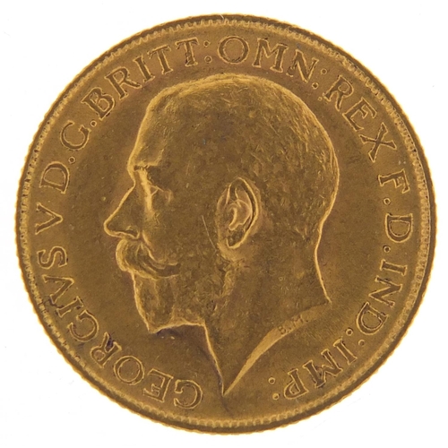 294 - George V 1911 gold sovereign - this lot is sold without buyer’s premium, the hammer price is the pri... 