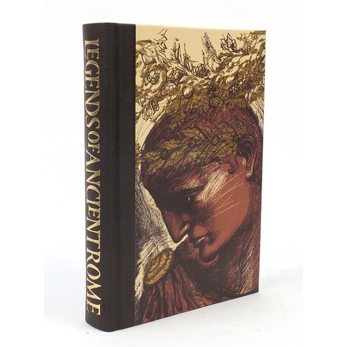 1102 - Folio Society hardback book with slip case, Myths and Legends of Ancient Rome