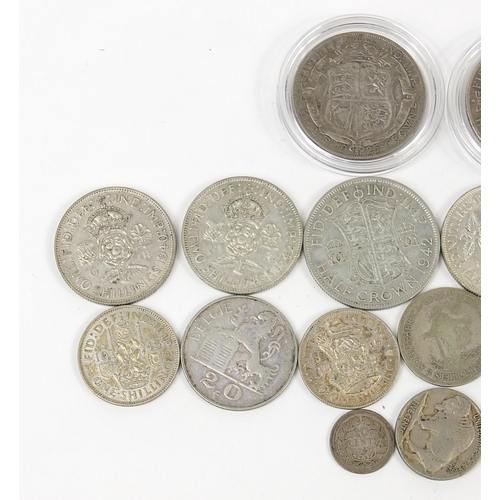 880 - British and world coinage including half crowns and shillings