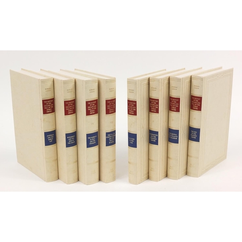 1098 - Set of eight Folio Society hardback books with slip cases, The History of the Decline and Fall of th... 