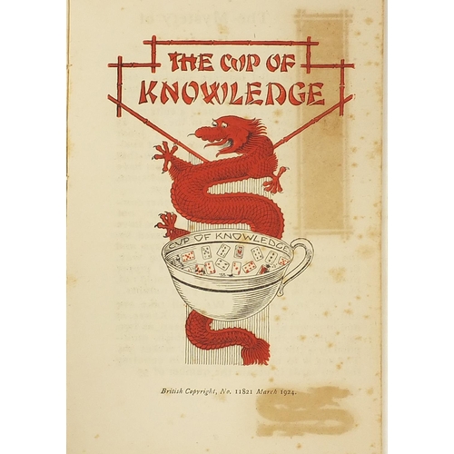 1074A - The Cup of Knowledge, a Key to the Mysteries of Divination, early 20th century fortune telling book ... 