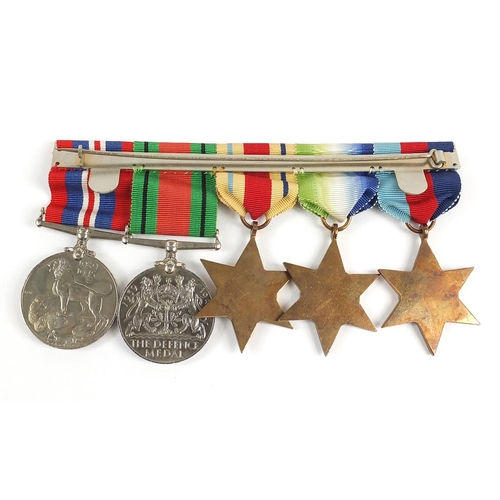 430 - British military World War II medals including an Elizabeth II Africa General Service medal with Ken... 