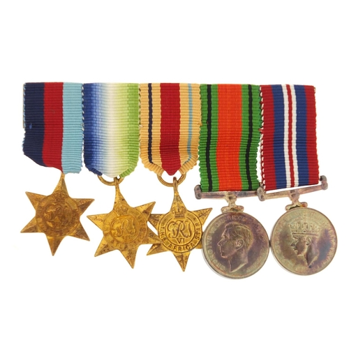 430 - British military World War II medals including an Elizabeth II Africa General Service medal with Ken... 