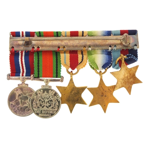 430 - British military World War II medals including an Elizabeth II Africa General Service medal with Ken... 