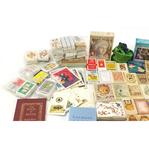 1070 - Large collection of vintage and later spiritual cards and decks, some with boxes