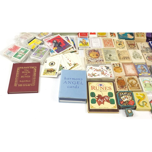 1070 - Large collection of vintage and later spiritual cards and decks, some with boxes