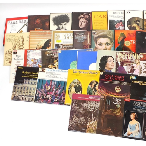 1183 - Collection of opera and classical vinyl LP's including Giuseppe Verdi