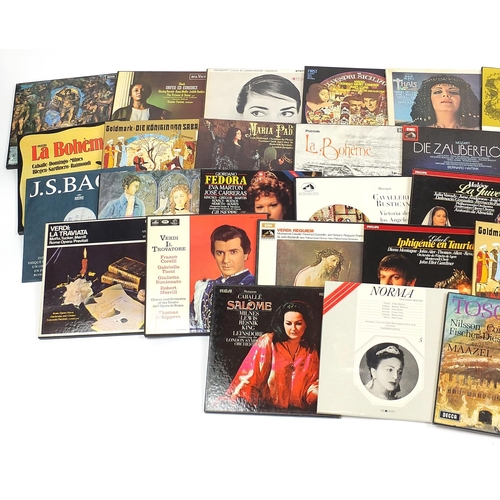 1182 - Collection of opera and classical vinyl LP's including John Eliot Gardiner