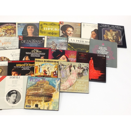 1182 - Collection of opera and classical vinyl LP's including John Eliot Gardiner