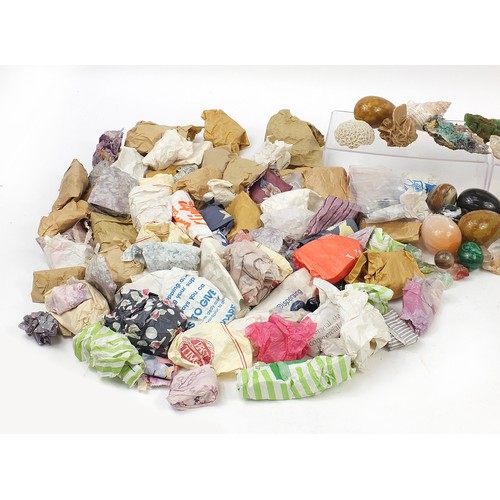 1080 - Large collection of hardstones, healing crystals and seashells