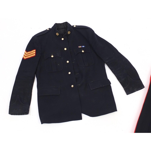 1176 - Military interest uniform with badges