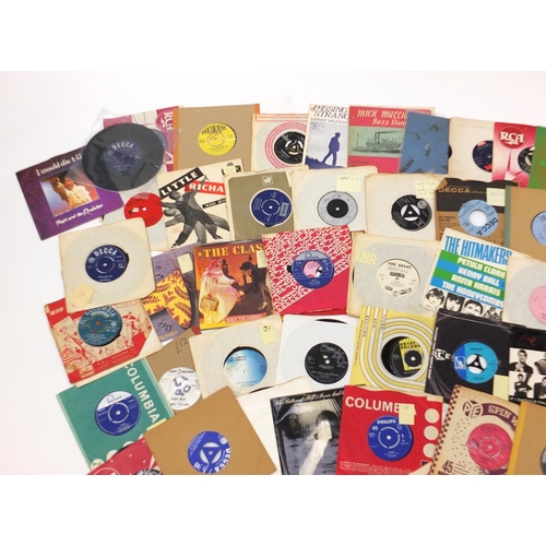 2197 - 45rpm records including Paddy Roberts, The Clash and Marc Bolan