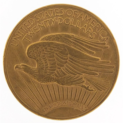 585 - United States of America 1923 gold twenty dollars, 33.5g - this lot is sold without buyer’s premium,... 