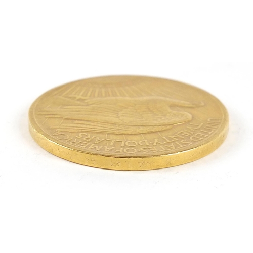 585 - United States of America 1923 gold twenty dollars, 33.5g - this lot is sold without buyer’s premium,... 