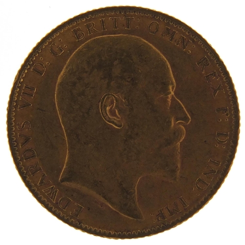 594 - Edward VII 1903 gold sovereign - this lot is sold without buyer’s premium, the hammer price is the p... 