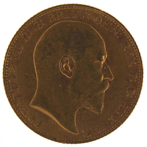 589 - Edward VII 1909 gold sovereign - this lot is sold without buyer’s premium, the hammer price is the p... 