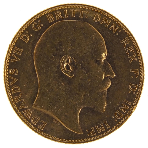 584 - Edward VII 1906 gold sovereign - this lot is sold without buyer’s premium, the hammer price is the p... 