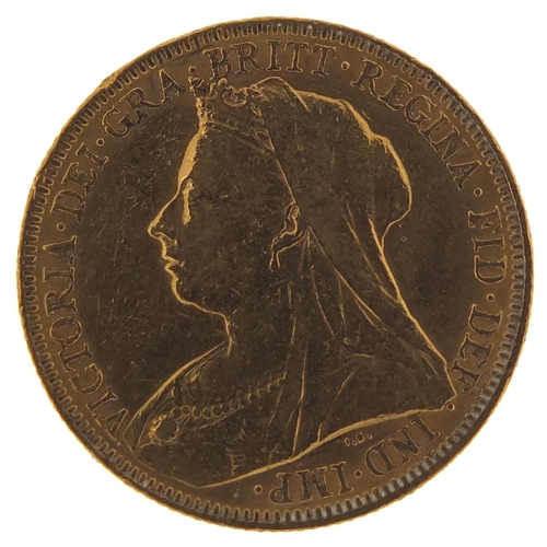 488 - Queen Victoria 1895 gold sovereign - this lot is sold without buyer’s premium, the hammer price is t... 