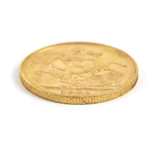 483 - Queen Victoria 1901 gold sovereign, Perth Mint - this lot is sold without buyer’s premium, the hamme... 