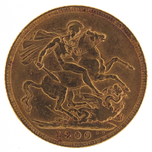 486 - Queen Victoria 1900 gold sovereign - this lot is sold without buyer’s premium, the hammer price is t... 