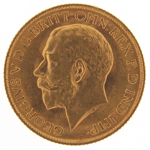 646 - George V 1911 gold sovereign - this lot is sold without buyer’s premium, the hammer price is the pri... 