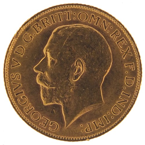 567 - George V 1912 gold sovereign - this lot is sold without buyer’s premium, the hammer price is the pri... 