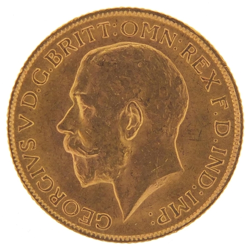 556 - George V 1913 gold sovereign - this lot is sold without buyer’s premium, the hammer price is the pri... 