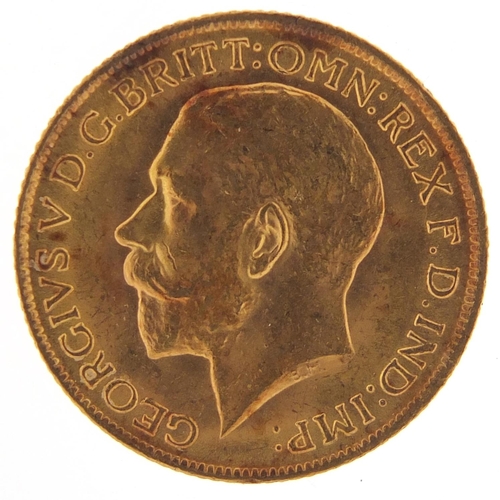 548 - George V 1914 gold sovereign - this lot is sold without buyer’s premium, the hammer price is the pri... 