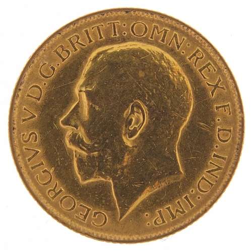 504 - George V 1911 gold sovereign - this lot is sold without buyer’s premium, the hammer price is the pri... 