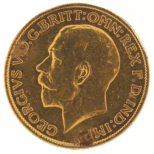 639 - George V 1912 gold sovereign - this lot is sold without buyer’s premium, the hammer price is the pri... 