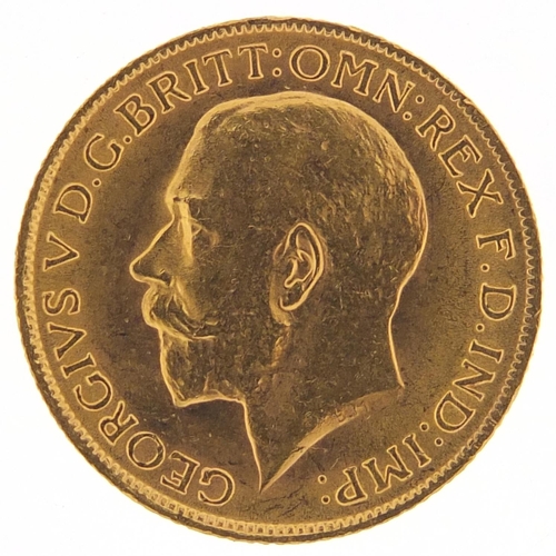 580 - George V 1915 gold sovereign - this lot is sold without buyer’s premium, the hammer price is the pri... 