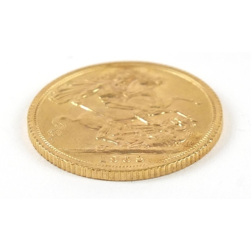 588 - Elizabeth II 1968 gold sovereign - this lot is sold without buyer’s premium, the hammer price is the... 