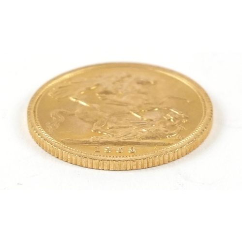 586 - Elizabeth II 1968 gold sovereign - this lot is sold without buyer’s premium, the hammer price is the... 