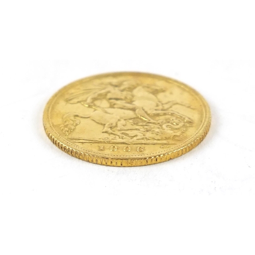 541 - Edward VII 1906 gold half sovereign - this lot is sold without buyer’s premium, the hammer price is ... 